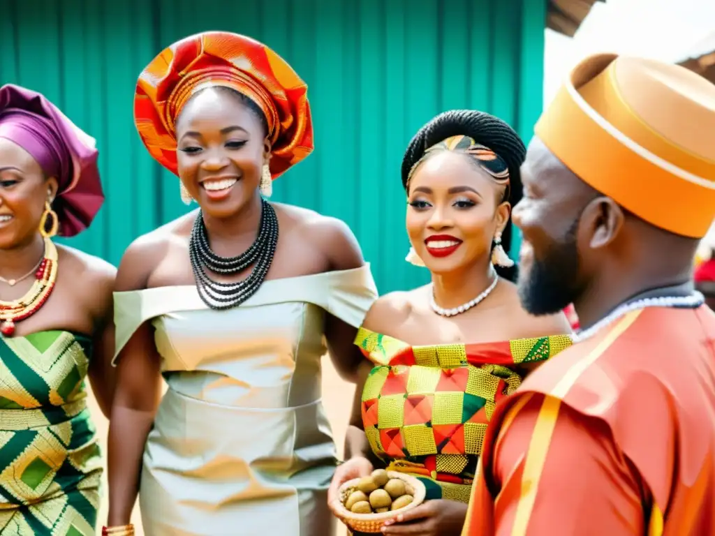 Celebra el amor y la tradición en un vibrante matrimonio tradicional Igbo