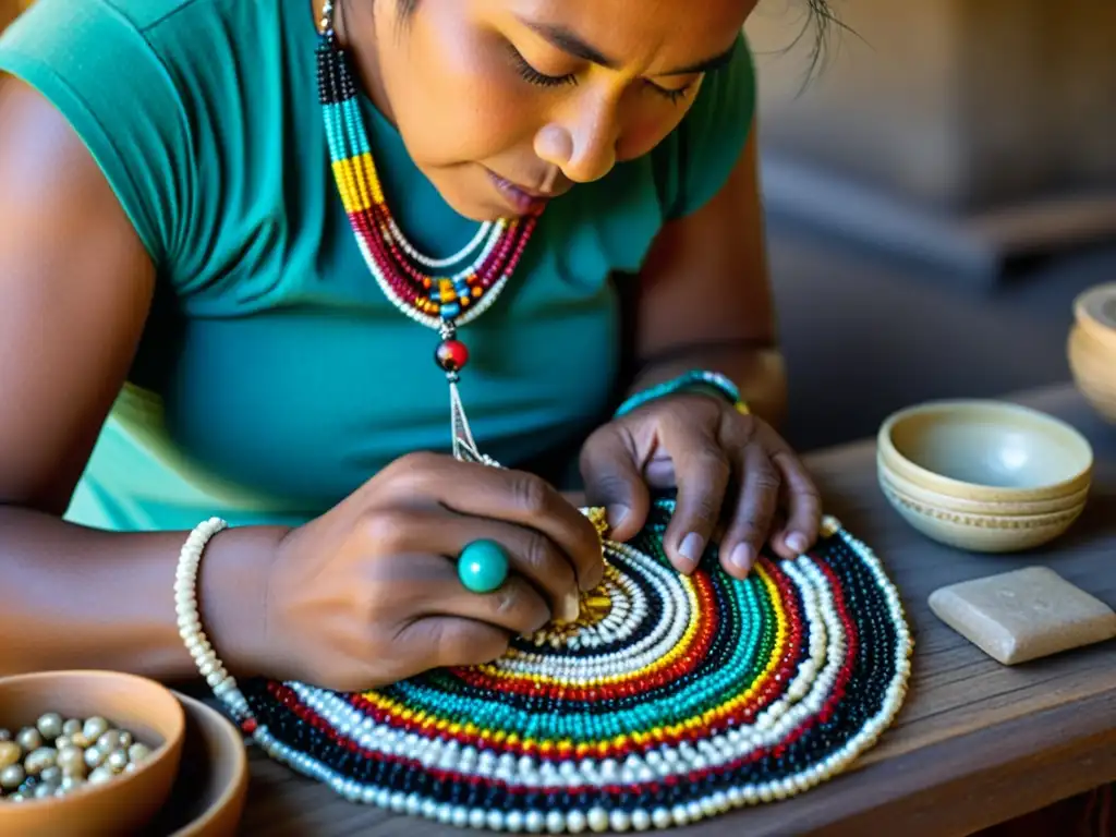 Artesano indígena teje historia en joyería ritual, fusionando amuletos con técnicas modernas