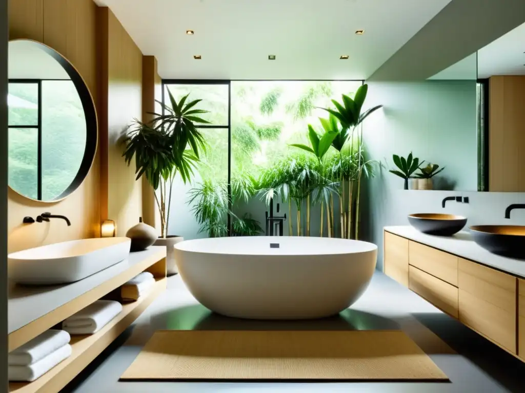 Baño armonioso con elementos Feng Shui, consejos feng shui para armonizar hogar