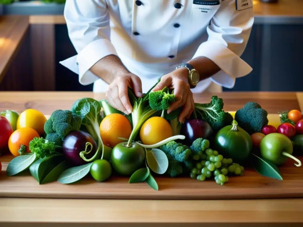 Un chef crea una obra maestra culinaria llena de simbolismo y significado alquímico