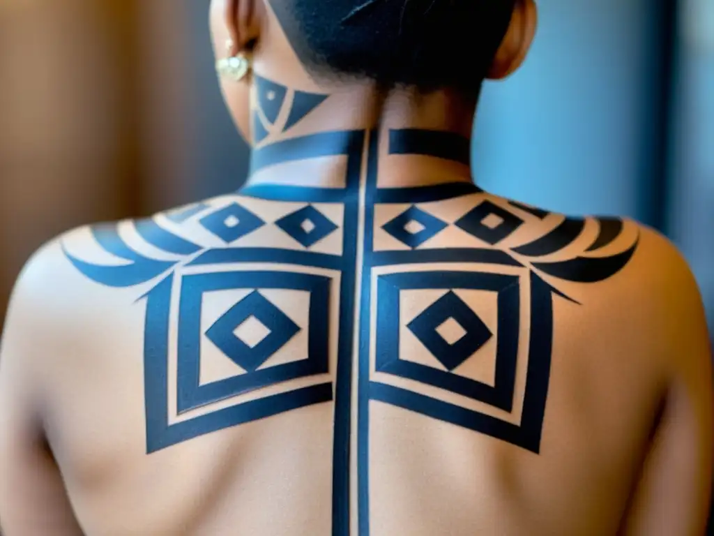 Detalles de tatuajes tribales que cuentan la historia y el significado de las culturas, resaltando el arte y la tradición