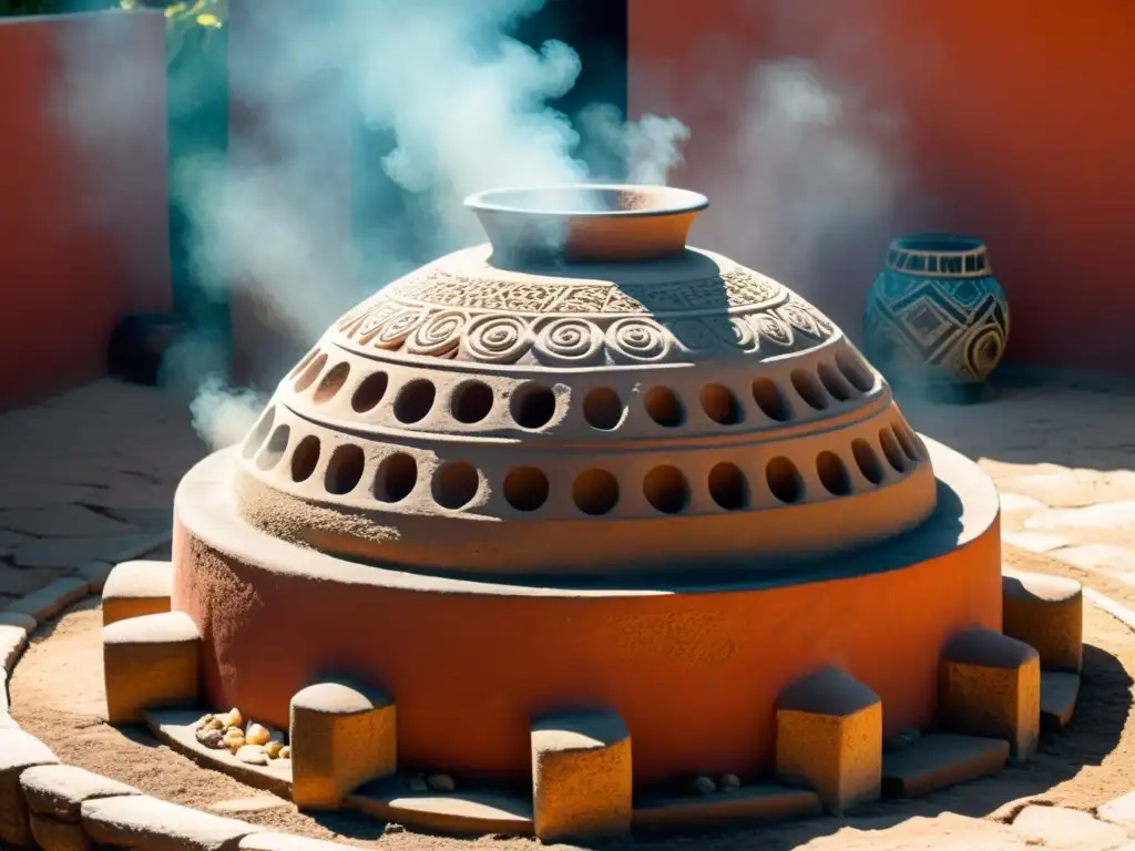 Detalles de un Temazcal maya con rituales de bienestar enriquecidos por la luz y la tradición ancestral