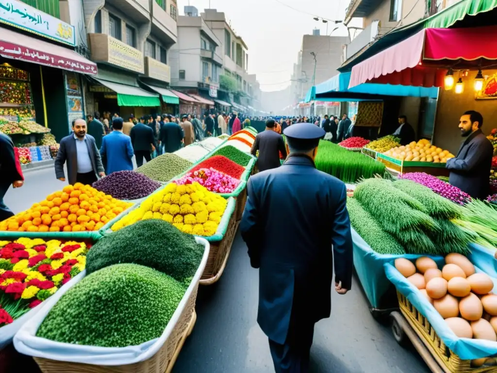 Festiva calle de Teherán para el Nowruz en Persia