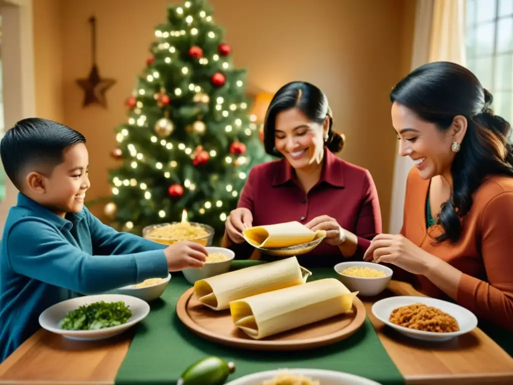 Imagen de rituales familiares para preservar tradiciones hogareñas con ambiente cálido y conexión familiar