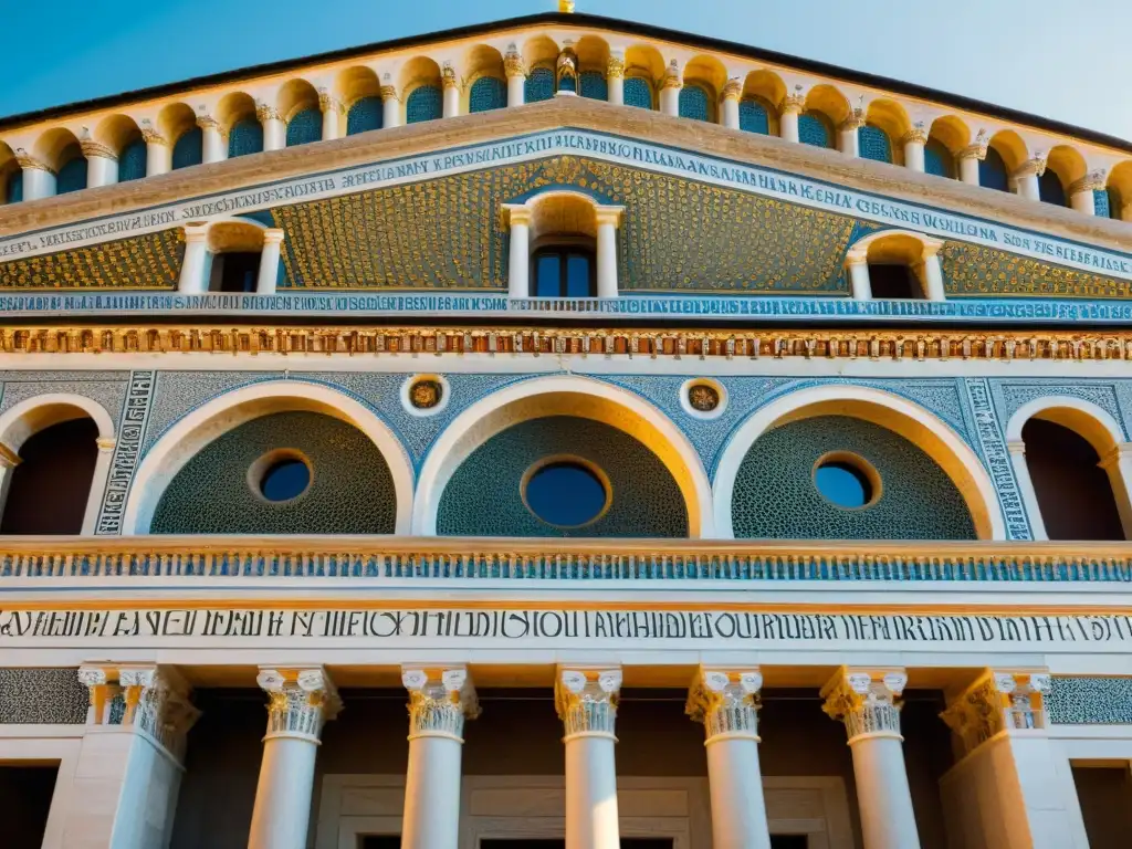 Imponente mausoleo de Teodorico en Ravenna, Italia