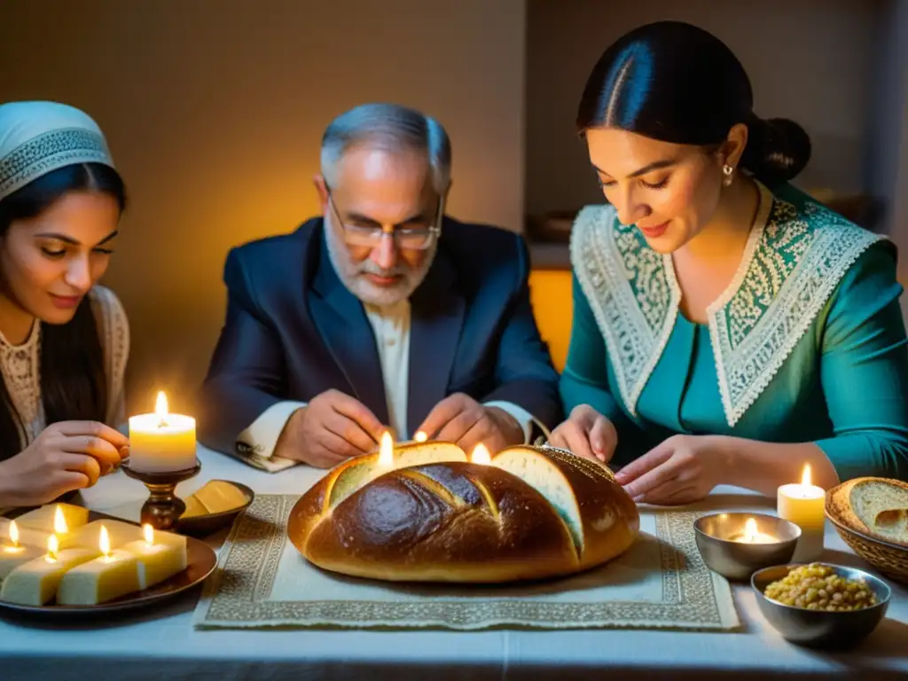 Intensa búsqueda de Jametz en la preparación de Pesaj, evocando tradición y significado espiritual