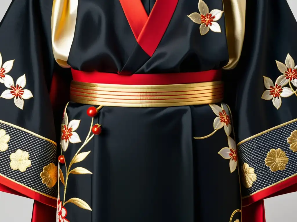 Un kimono ceremonial japonés con significados ocultos en su diseño, resalta la artesanía y la rica herencia cultural