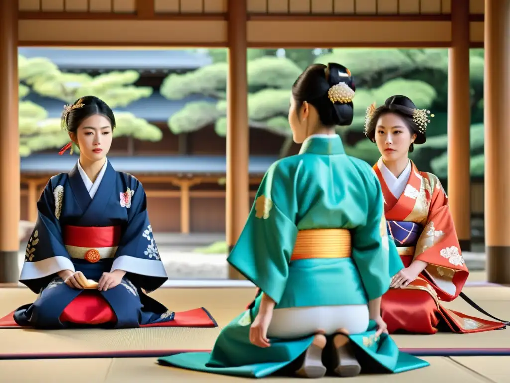 Ritos de pubertad en culturas: Jóvenes en kimonos participan en ceremonia japonesa llena de tradición y solemnidad