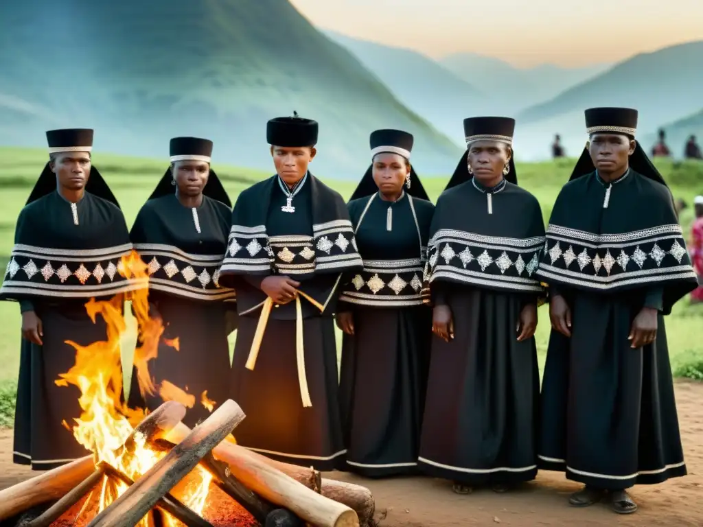 Un ritual funerario en una aldea remota