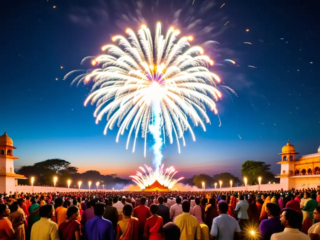 Rituales festivos alrededor del mundo: Celebración de Diwali en India con fuegos artificiales, rangoli y alegría compartida