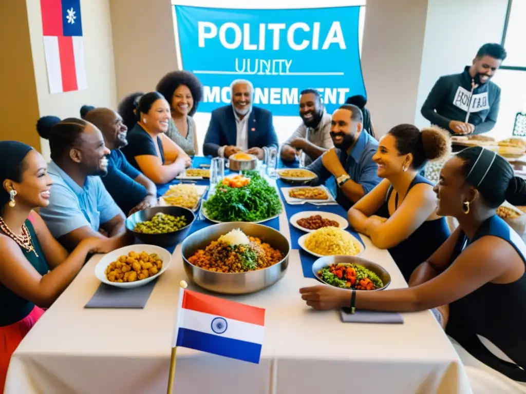 Unidos en la diversidad, un banquete político que simboliza la importancia de la comida en la lucha social