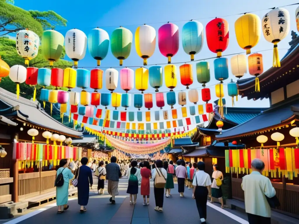 Vibrante Festival Tanabata en las calles con deseos y decoraciones del Shintoismo